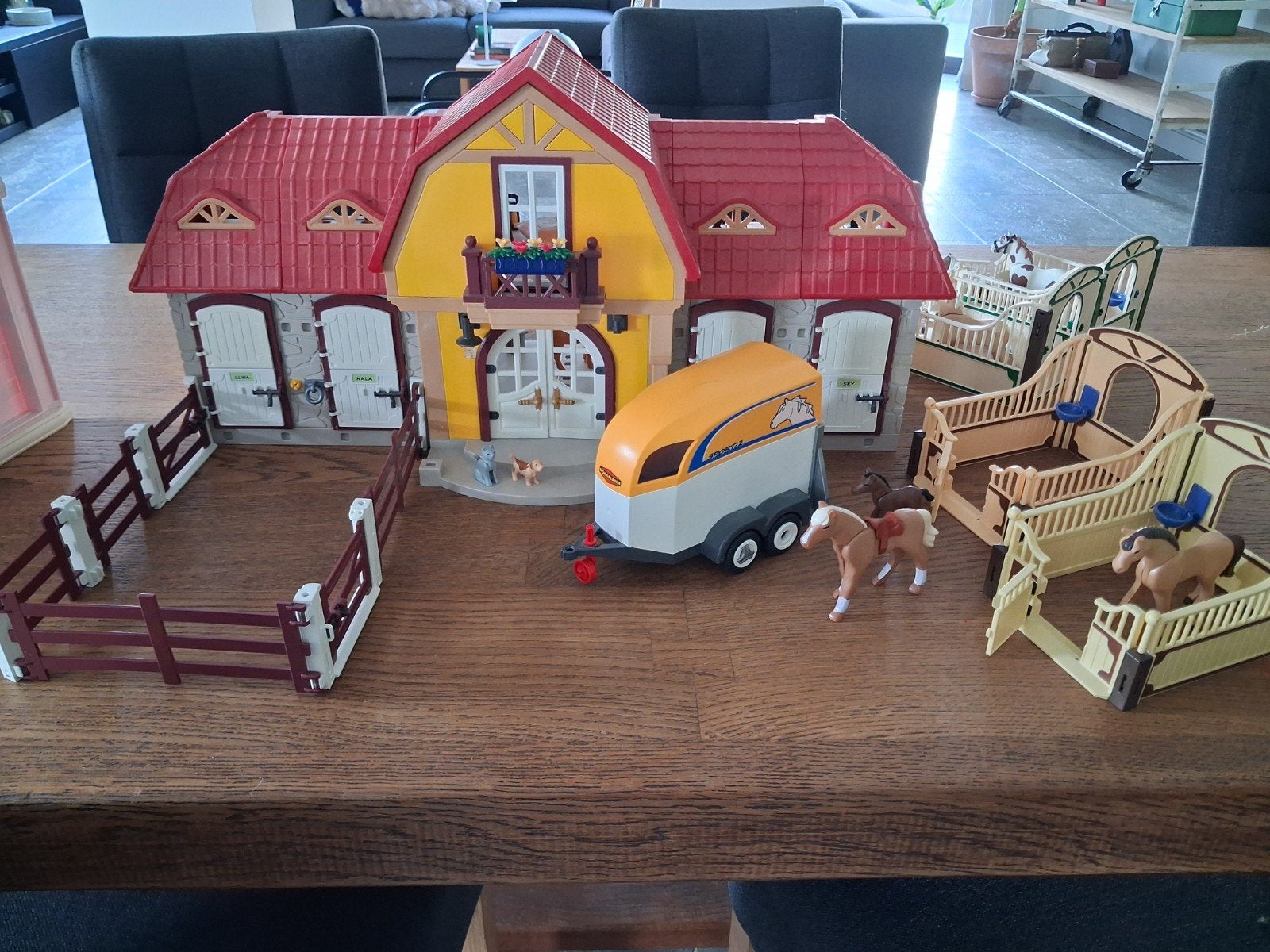playmobil country paardenstal 5221, Enfants & Bébés, Bâtiment, Enlèvement, Utilisé, Country