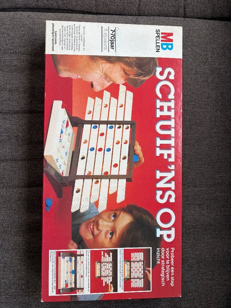 Gezelschapsspel Schuif 'ns op, Hobby en Vrije tijd, Ophalen, Gebruikt, MB spellen