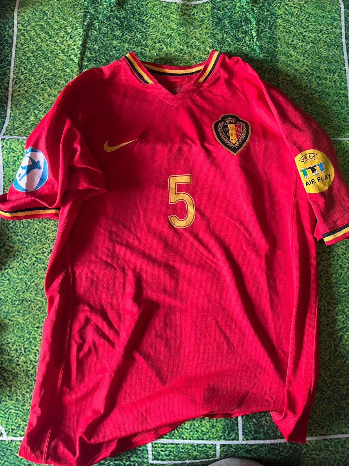 Maillot belgique diables rouges, Collections, Enlèvement ou Envoi, Comme neuf, Maillot