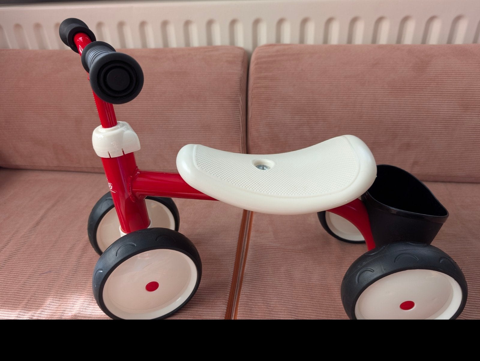 Smoby Rookie loopfiets 4 wielen, Kinderen en Baby's, Speelgoed | Buiten | Voertuigen en Loopfietsen, Ophalen, Loopfiets