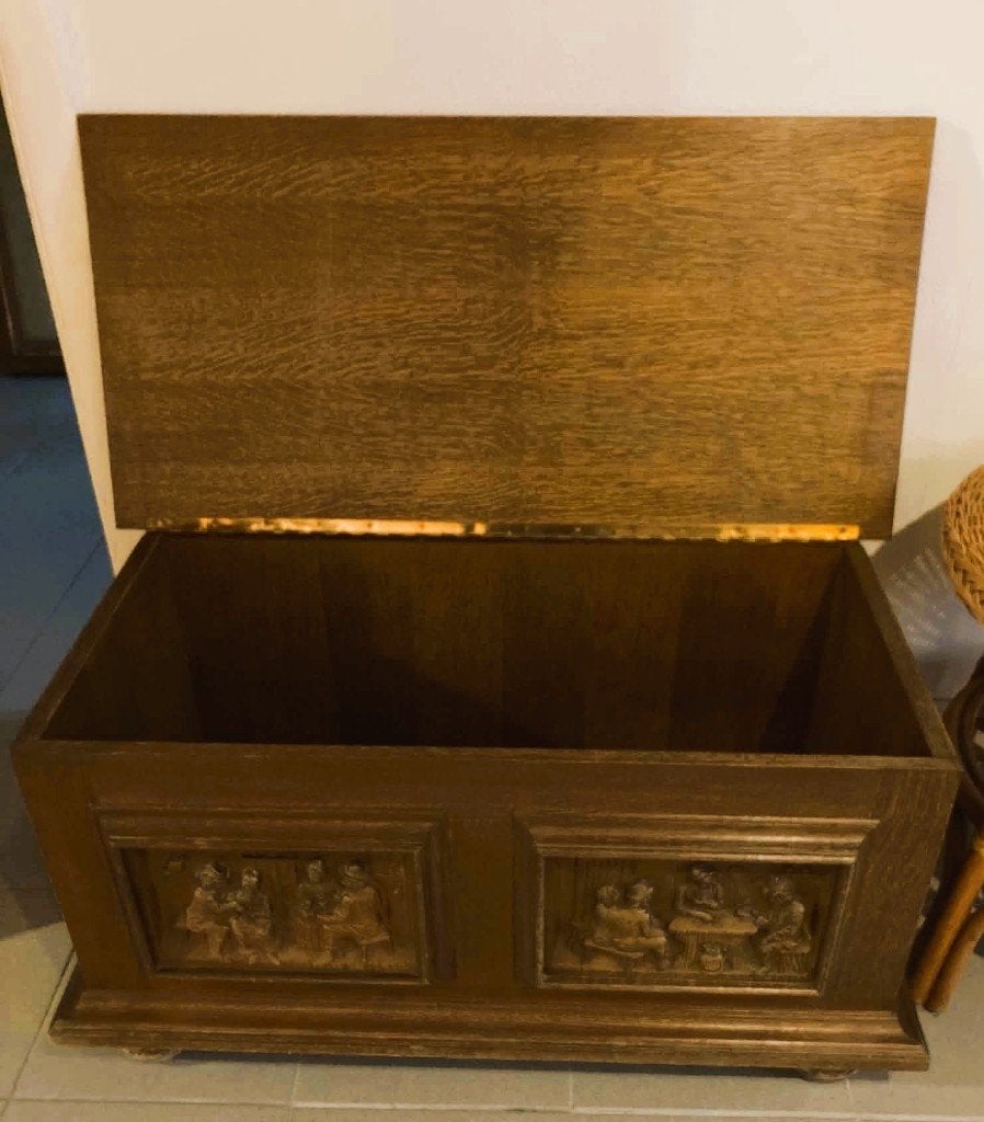 Houten koffer, Huis en Inrichting, Ophalen, Gebruikt