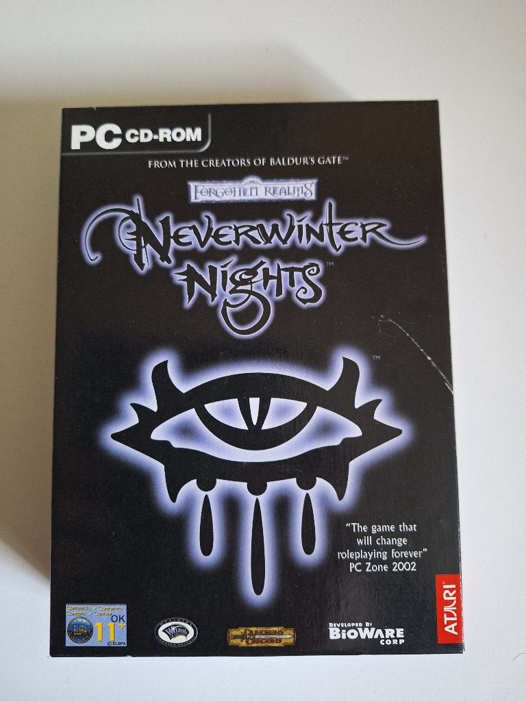 Neverwinter Nights (RPG D&D), Ophalen, 1 speler, Eén computer, Zo goed als nieuw