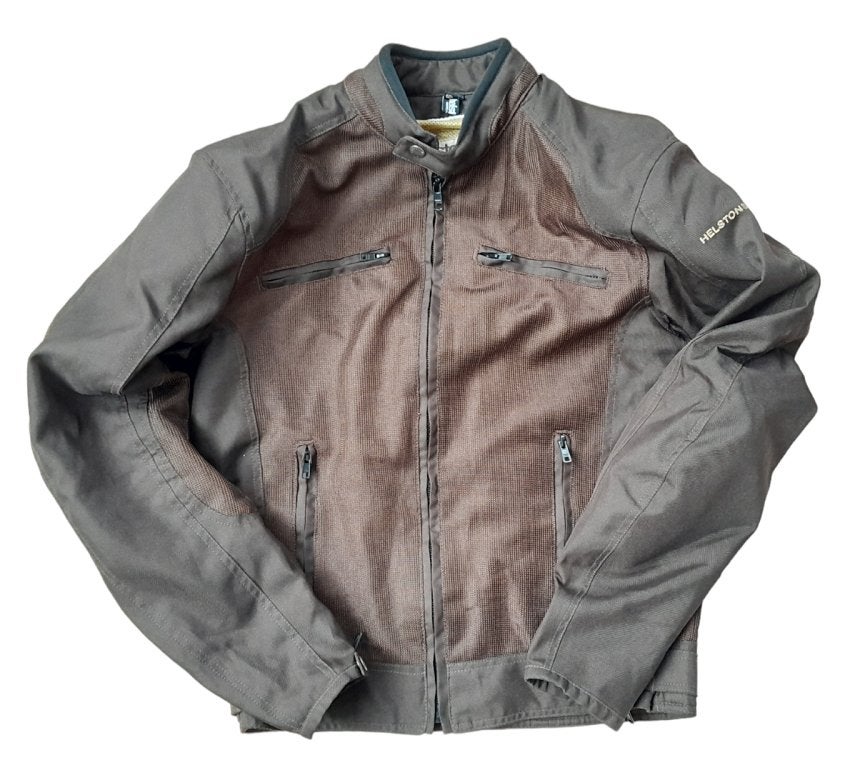 Veste de moto Helstons en tissu marron en maille homme - M, Motos, Enlèvement ou Envoi, Helstons, Hommes, Manteau | tissu