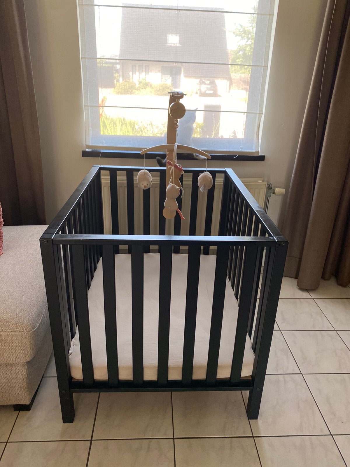 Babypark zwart, Kinderen en Baby's, Ophalen, Gebruikt