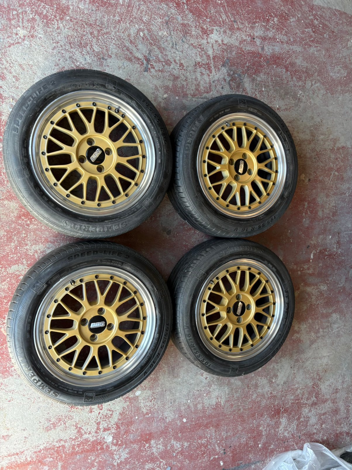 Jantes BBS LM reps (16pX7j; 4x100), Enlèvement, 16 pouces, Jante(s)