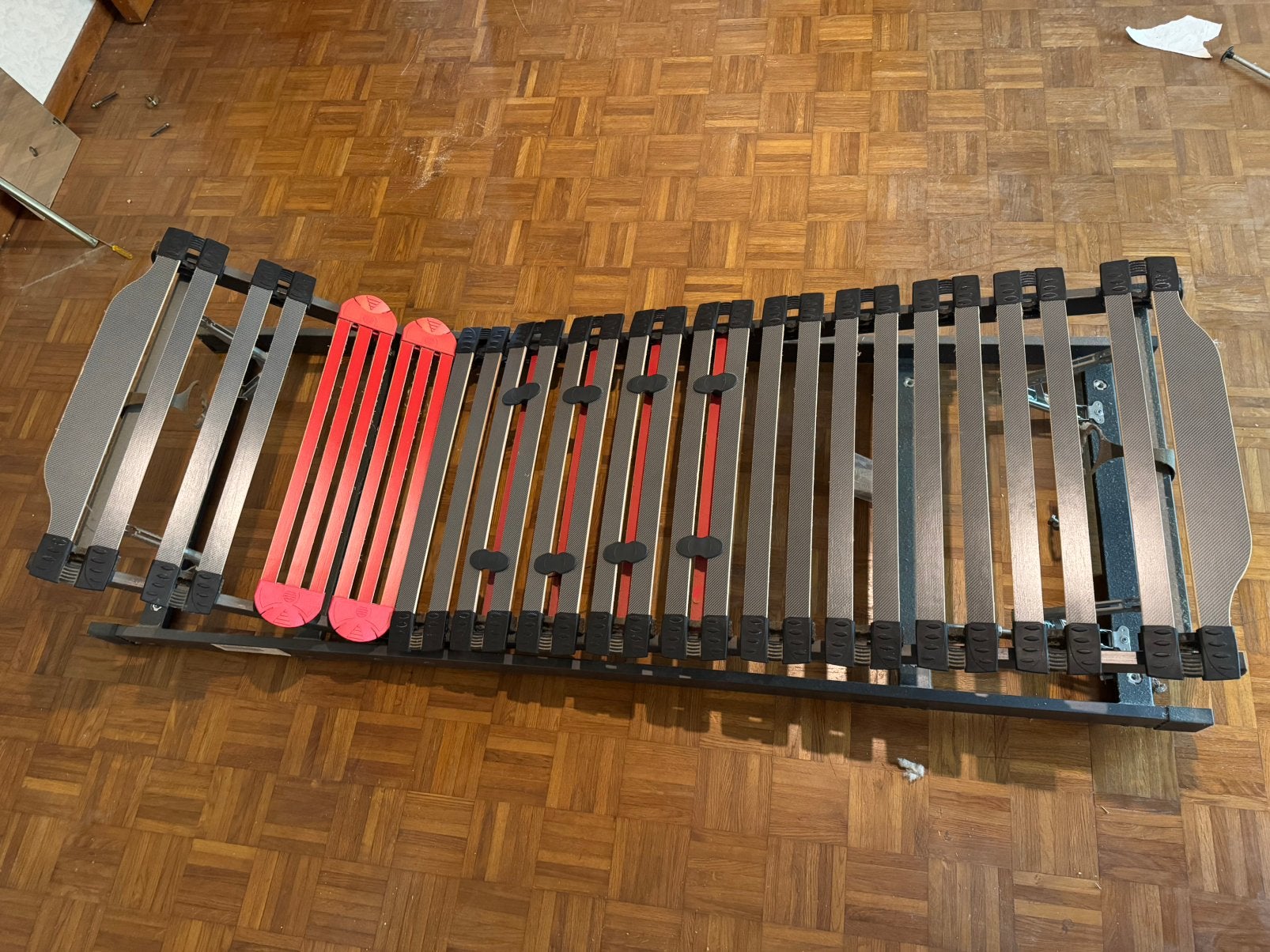 2x lattenbodem verzetbaar te koop, Enlèvement, Comme neuf