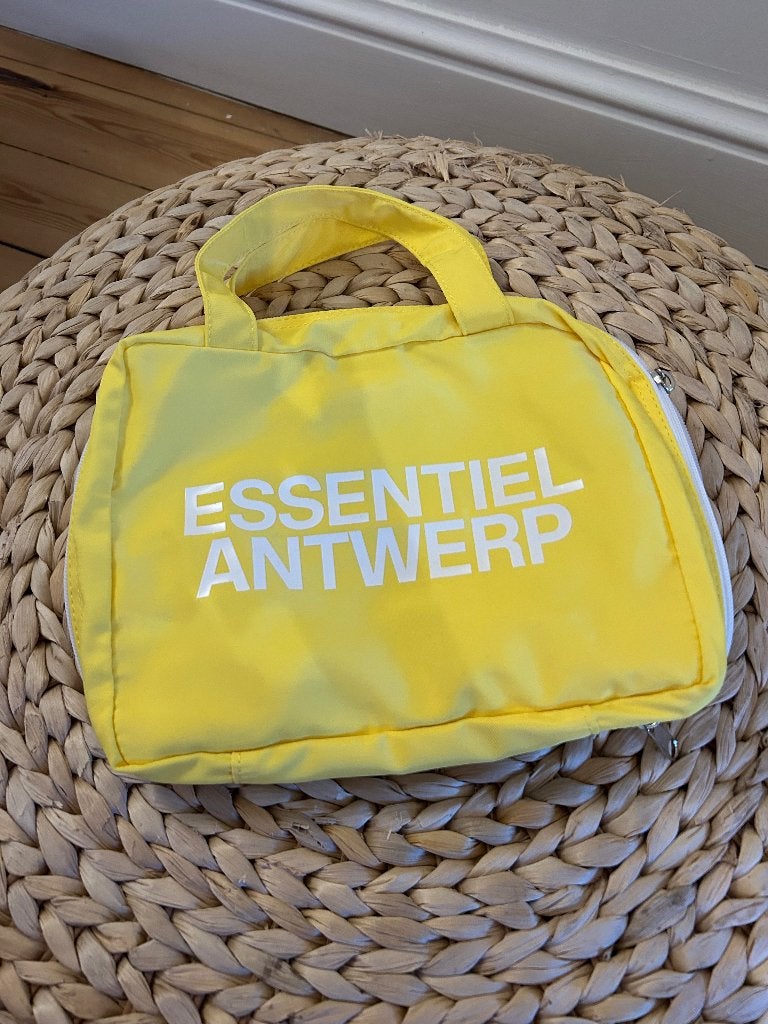 ESSENTIEL ANTWERP - make up tasje, Bijoux, Sacs & Beauté, Envoi, Neuf, Jaune, Autres types