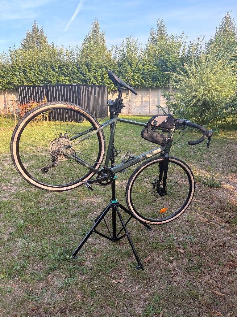 Triban GRVL 120 XL gravelbike + bikepacking-uitrusting, Fietsen en Brommers, Gebruikt, 10 tot 15 versnellingen, Overige maten