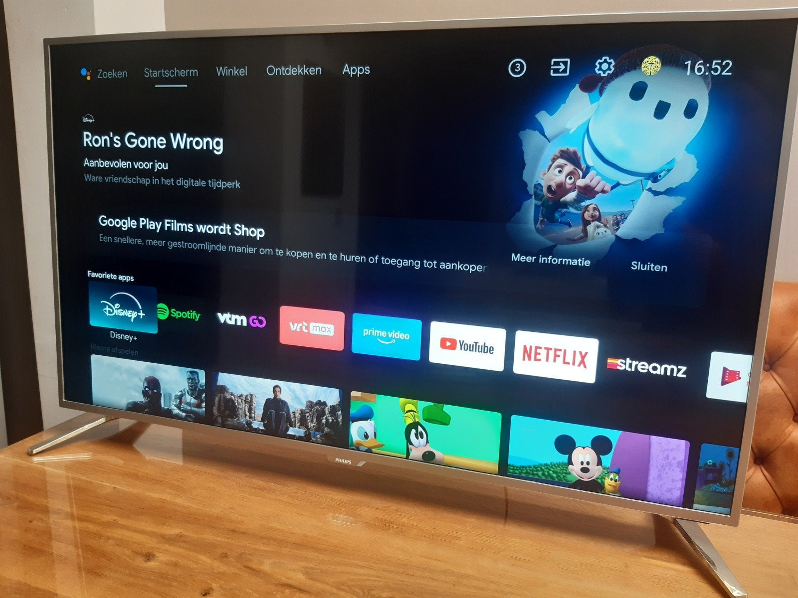 Philips Android 50inch 4k Smart tv, Ophalen, Philips, Smart TV