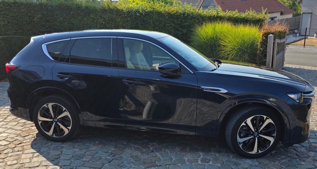 Mazda CX-60, Auto's, Mazda, Automaat, 4 cilinders, Blauw, Leder