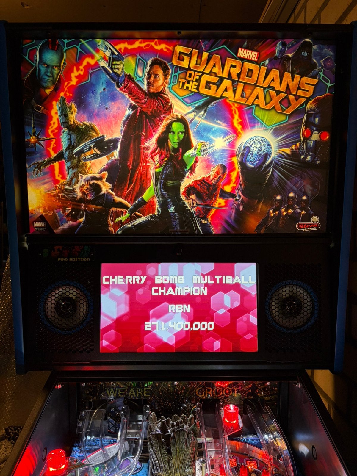 Stern Guardians of the Galaxy (GOTG) Pro – eerste eigenaar, Collections, Enlèvement, Comme neuf, Flipper (jeu), Stern