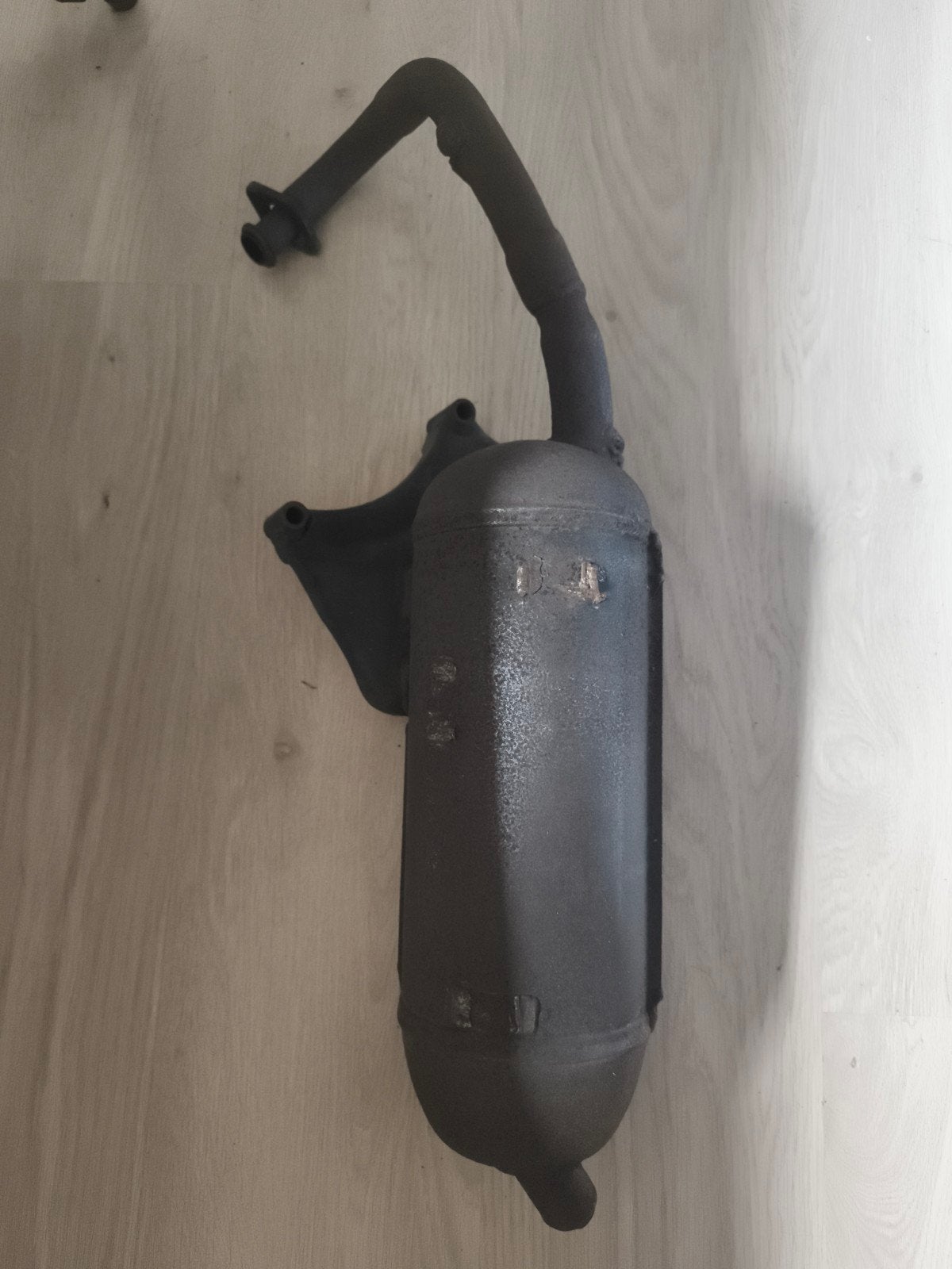 Origineel 2 takt Piaggio uitlaat ontgrensd (ENKEL VANDAAG), Ophalen, Gebruikt, Uitlaat, Piaggio
