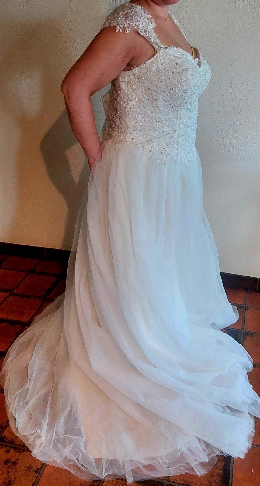 *NIEUW Trouwjurk*, Ophalen, Trouwjurk, Principessa, Wit