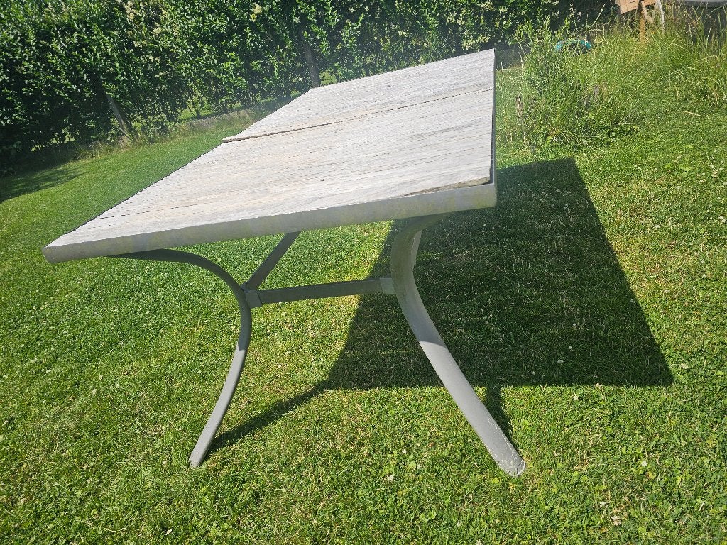 Grande table de jardin design - Alu, Ophalen, Gebruikt, Rechthoekig, Aluminium