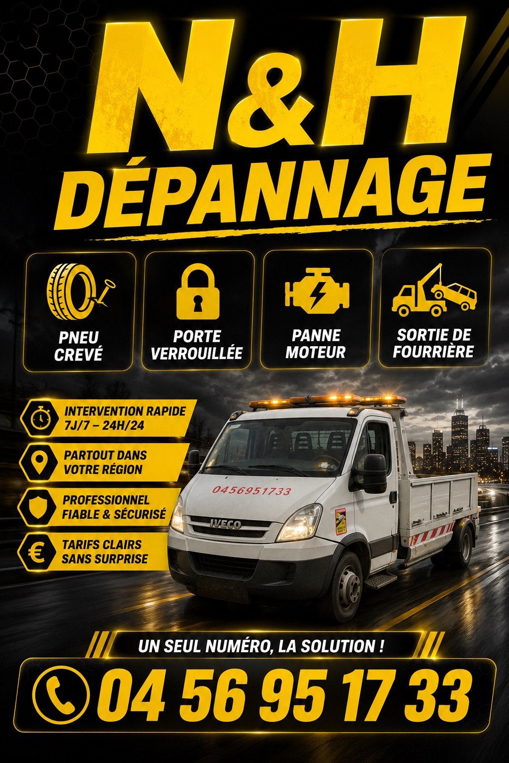 Service dépannage ️, Enlèvement