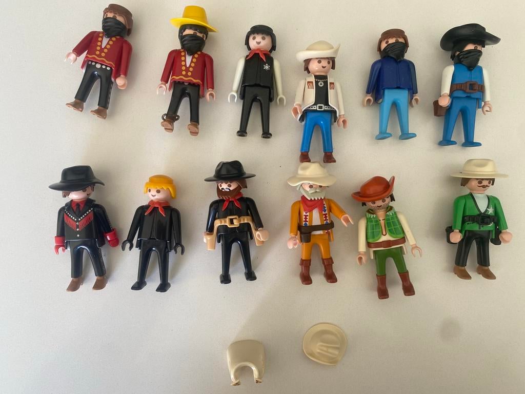 Setje cowboys playmobil, Ophalen of Verzenden, Zo goed als nieuw