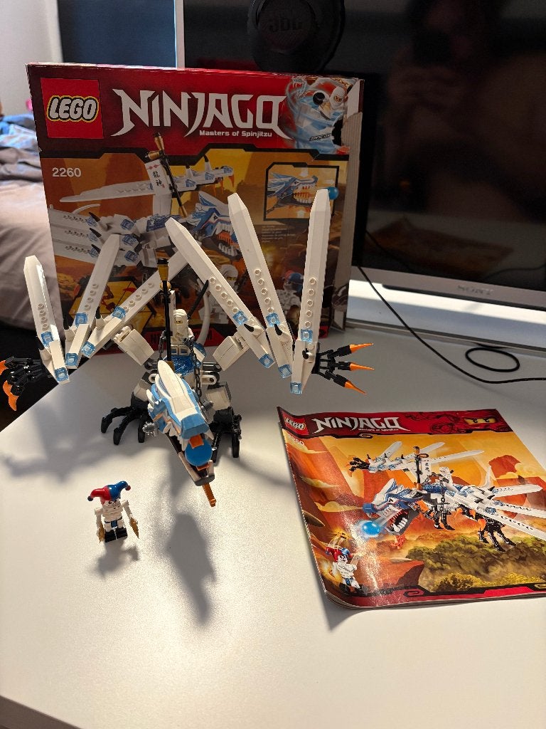 Lego Ninjago Ice Dragon Attack (2260), Instructions incluses, Lego, Ensemble complet, Comme neuf