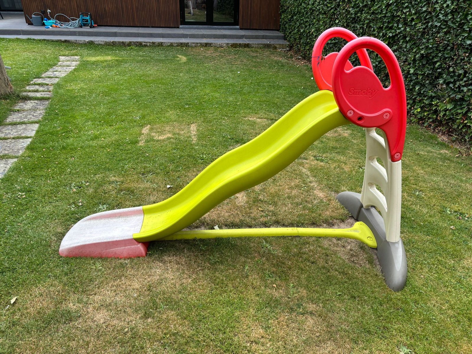 Smoby glijbaan (met aansluiting tuinslang), Enlèvement, Utilisé, Toboggan
