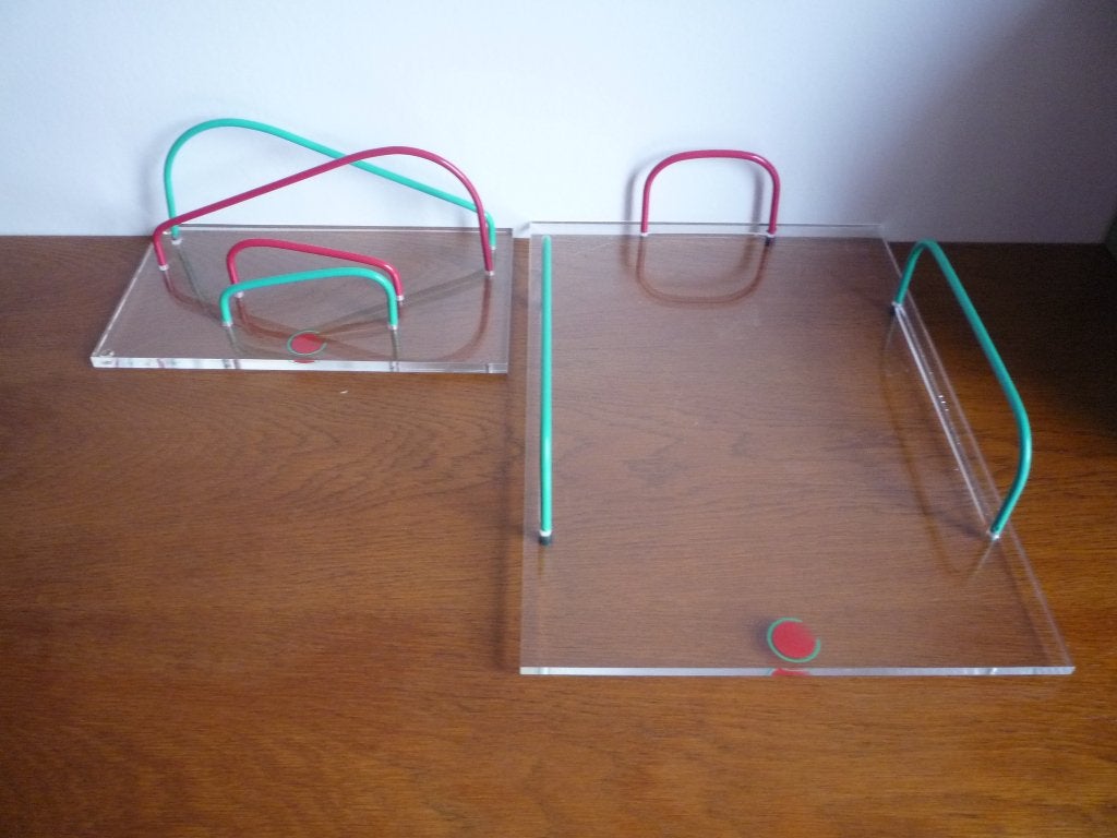vintage retro bureau brieven organizer set van 2, Ophalen of Verzenden, Huis en Inrichting