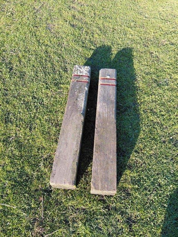 Houten Diamantkop – Afzetpaal 100x14,5x14,5 cm - Gebruikt, Tuin en Terras, Palen, Balken en Planken, Ophalen, Gebruikt, Palen