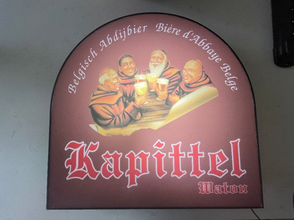 Originele Kapittel Watou lichtbak – nieuw in originele doos, Enlèvement ou Envoi, Neuf, Panneau, Plaque ou Plaquette publicitaire