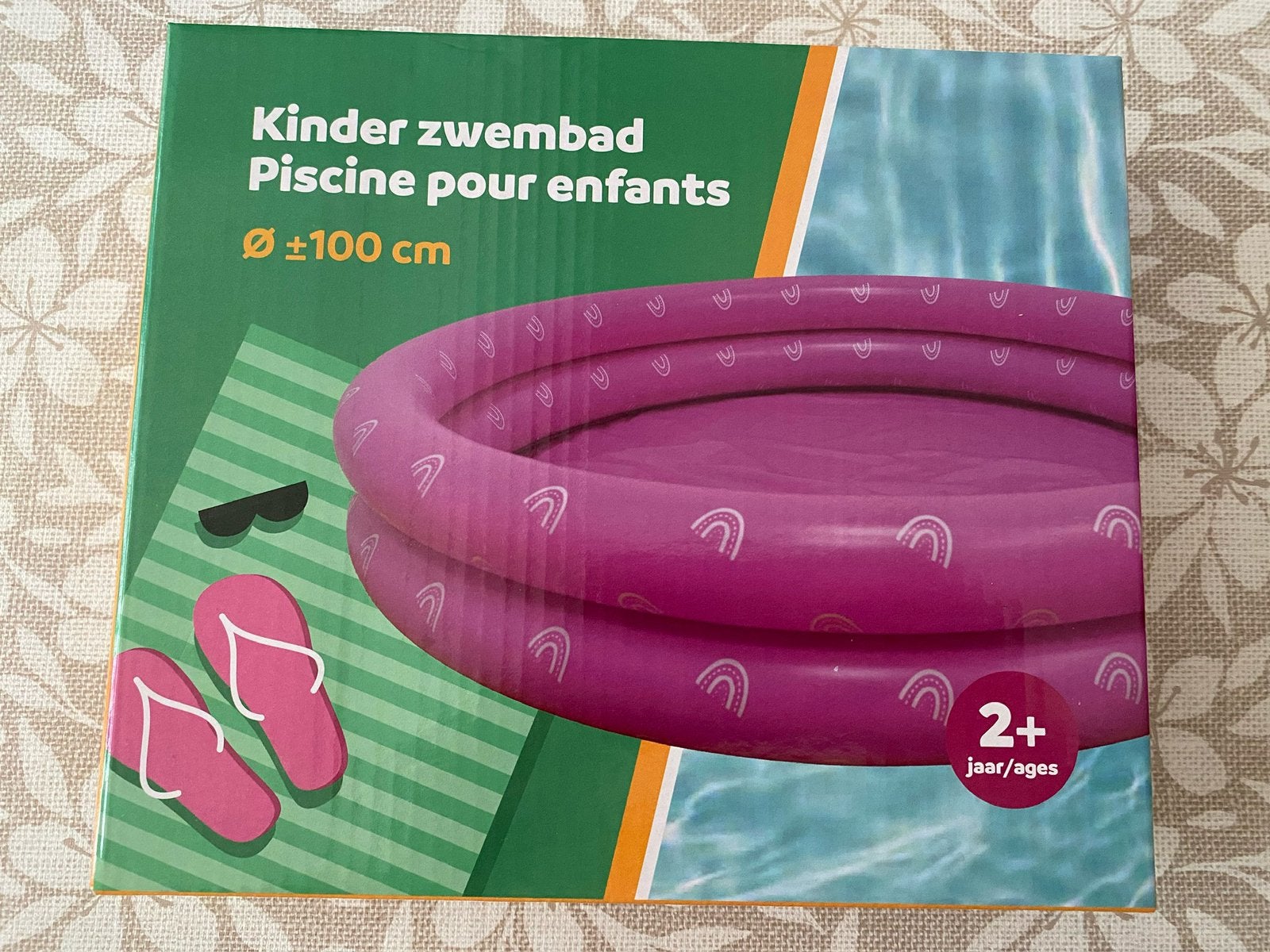 Kinder zwembad - Ø 100 cm - Nieuw in doos, Enlèvement ou Envoi, Neuf