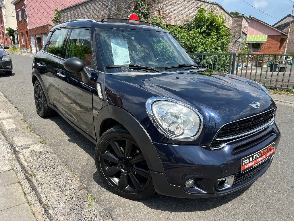 MINI One D Countryman 1.6 D One DPF 66(90) KW(HP) CT OK, Autos, Mini, Cuir, Euro 5, Boîte manuelle, Noir