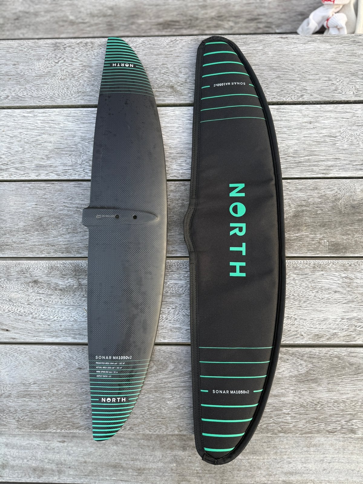 North Sonar MA1050v2 foil, Watersport en Boten, Wingsurfen, Ophalen, Zo goed als nieuw