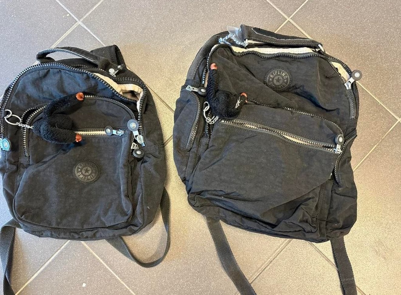 2 rugzakken van kipling, Ophalen of Verzenden, Zo goed als nieuw