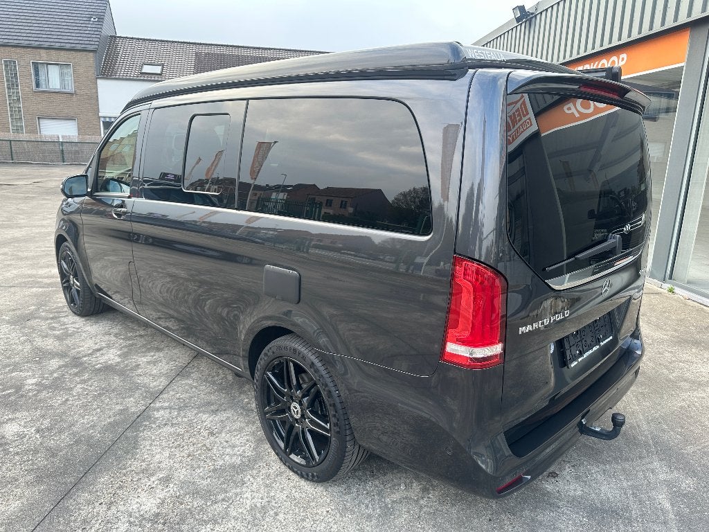 Mercedes V300 Marco Polo Amg-Pack, 2024, 16.125km's+Garantie, Autos, Cuir, Argent ou Gris, Euro 6, Entreprise