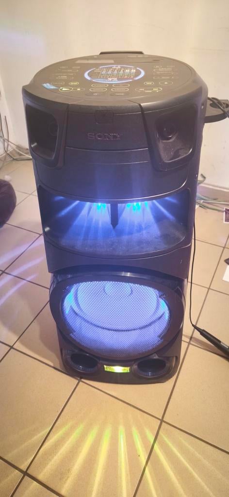 SONY – Enceinte Party Puissante avec Jeux de Lumière & Karao, TV, Hi-fi & Vidéo, Enlèvement