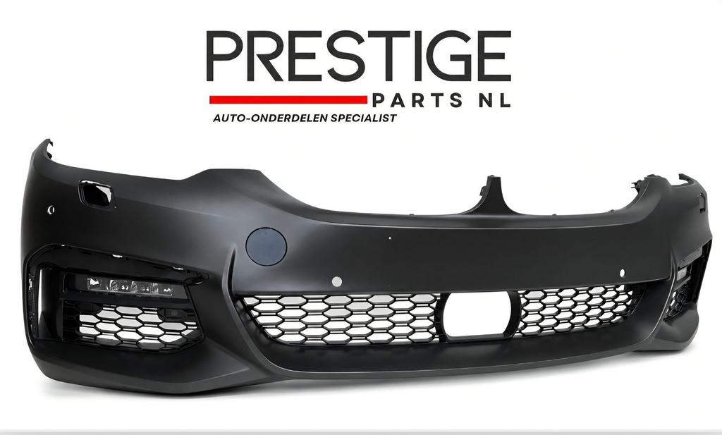 Voorbumper BMW 5 Serie G30 G31 M Pakket PDC KLS 51118064928, Gebruikt, -, Voor, Ophalen of Verzenden