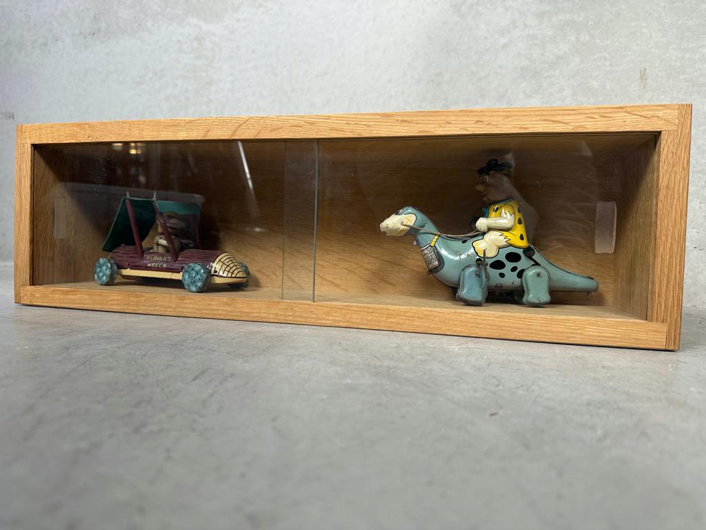 Vitrine de modélisme ferroviaire — chêne, Chêne, Avec porte(s), Moins de 25 cm, Moins de 100 cm