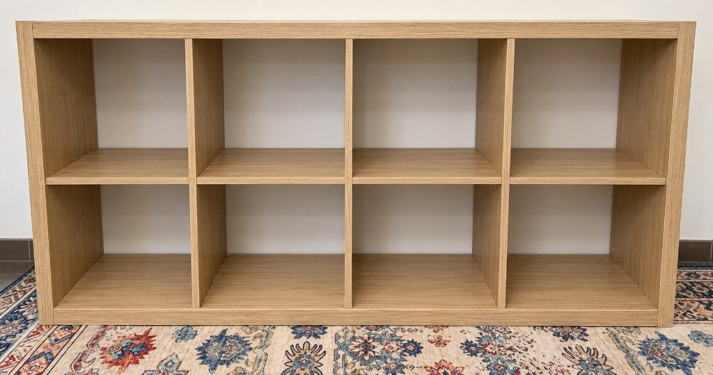 IKEA boekenkast – white stained oak effect, Ophalen, Zo goed als nieuw