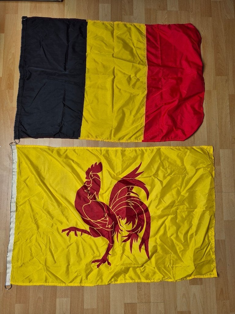 Lot : Drapeau Belge + Wallon : Neufs, Enlèvement ou Envoi, Neuf