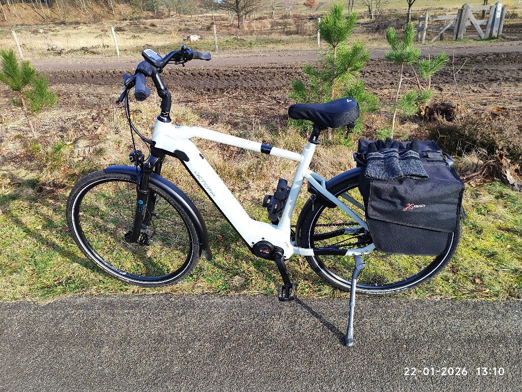 Fietsen electrische Victoria, Fietsen en Brommers, Versnellingen, Zo goed als nieuw, Schijfrem, 53 tot 57 cm