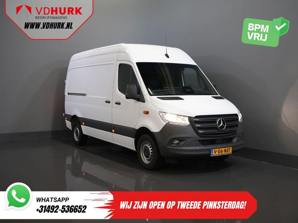 Mercedes-Benz Sprinter 317 CDI Aut. L2H2 BPM VRIJ! 3.5t Trek, Auto's, Automaat, Wit, Mercedes-Benz, Bedrijf