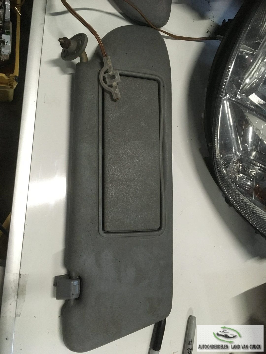 Mercedes w126 zonnekleppen met verlichting, Gebruikt, -, -, Ophalen of Verzenden