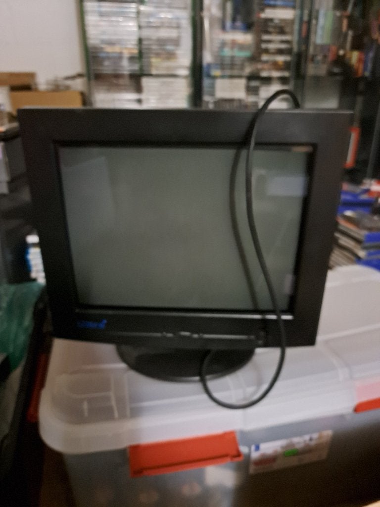 16' Ultra black CRT monitor, Gebruikt, Overige typen, VGA, Kantelbaar