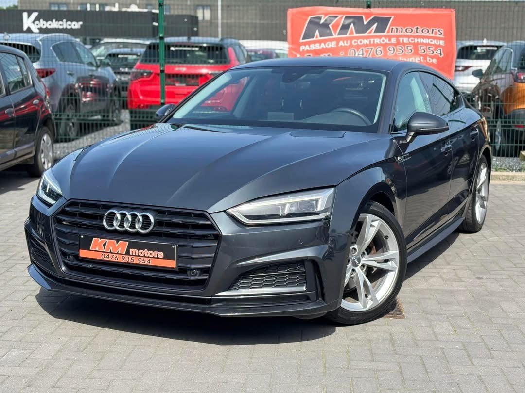Audi A5 Sportback 2.0 TDI S-Tronic S-Line 2019 150ch, Auto's, Audi, Automaat, Leder, Bedrijf, Diesel