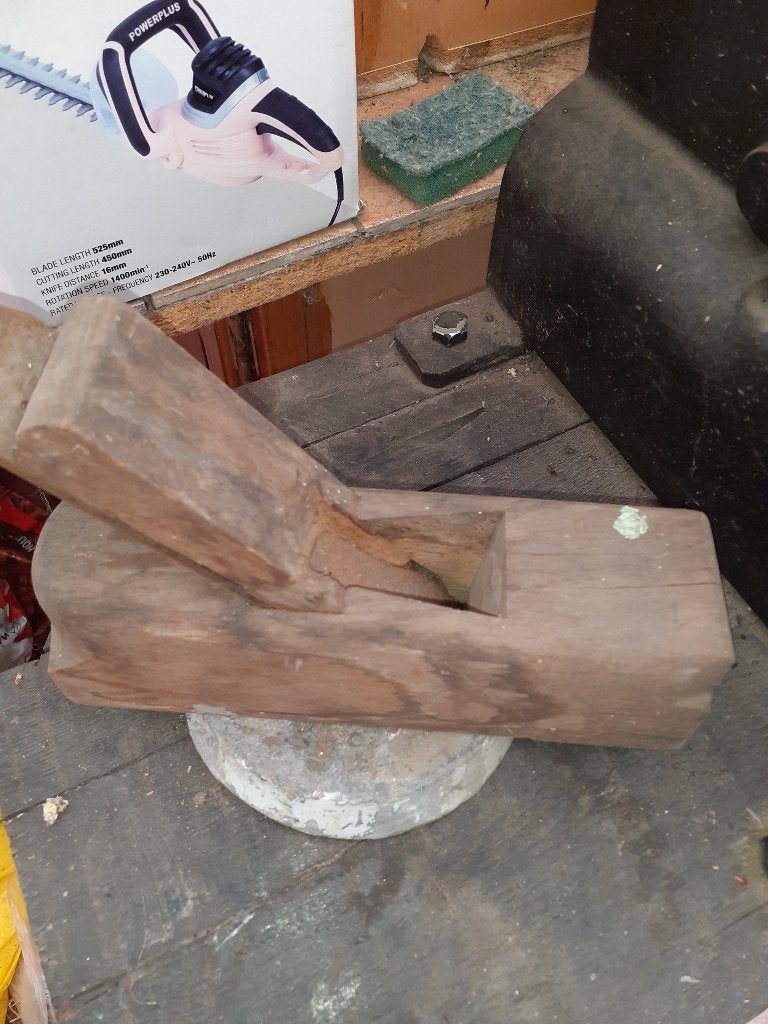 Rabot en bois vintage, Ophalen