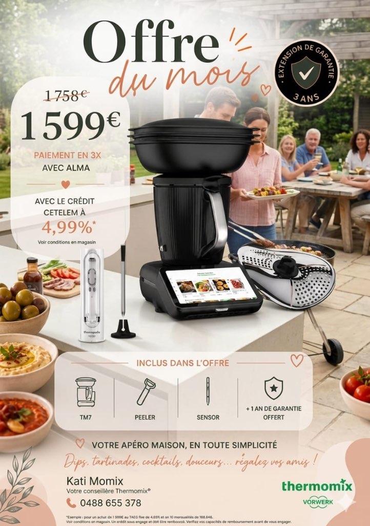 Thermomix Offre de Mai, Envoi, Neuf, Mélangeur