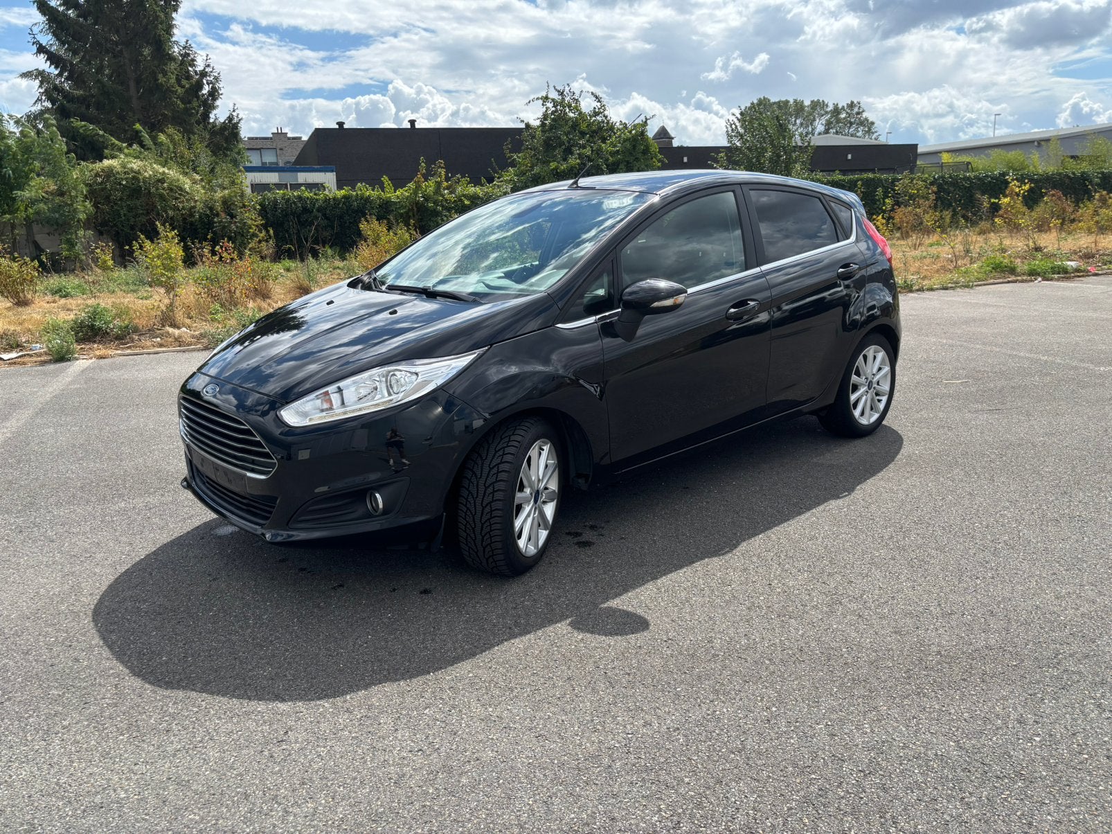 Ford Fiësta 1.0 ecoboost titanium, Auto's, Ford, Stof, Zwart, Zwart, Handgeschakeld
