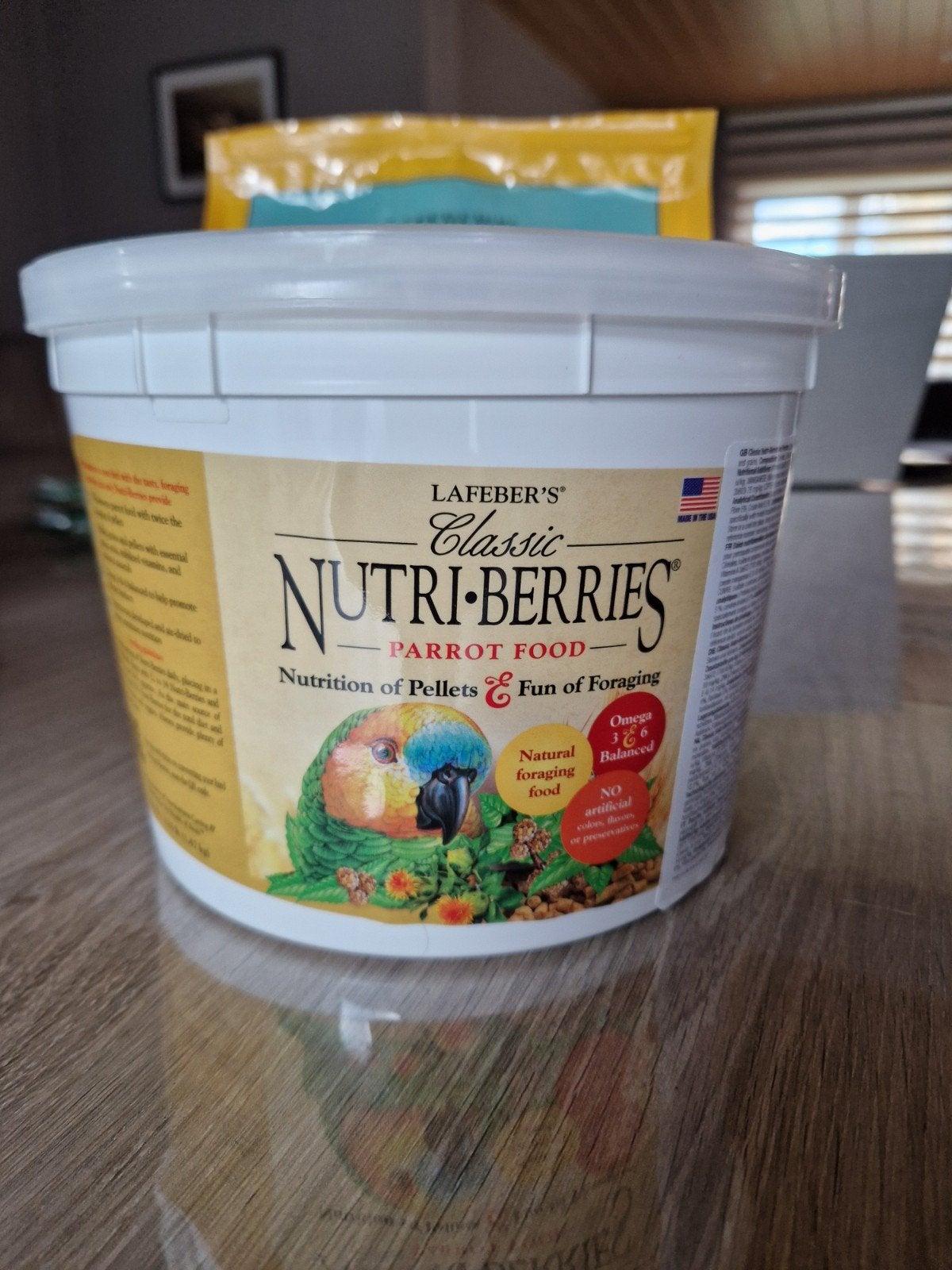 pellets voeding voor papegaaien