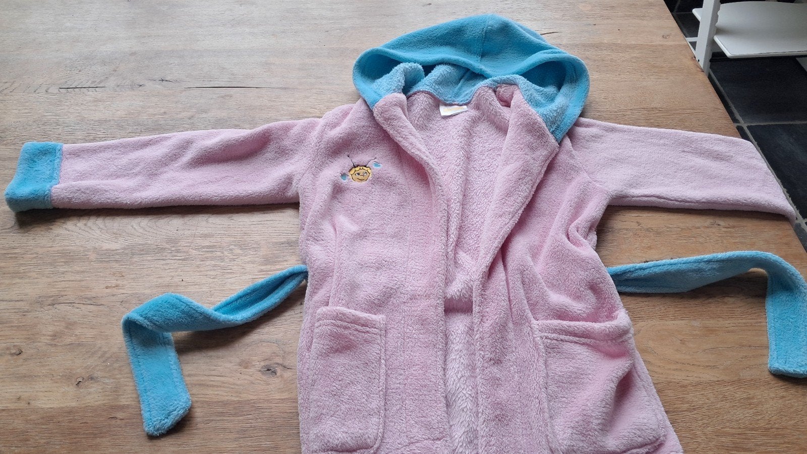 badjas maya 98/104, Kinderen en Baby's, Kinderkleding | Maat 98, Ophalen of Verzenden, Zo goed als nieuw, Meisje, Nacht- of Onderkleding
