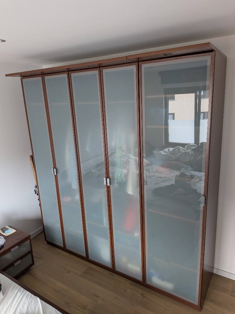 Ikea kleerkast Hopen te geef, Avec tablette(s), 200 cm ou plus, Enlèvement, Utilisé
