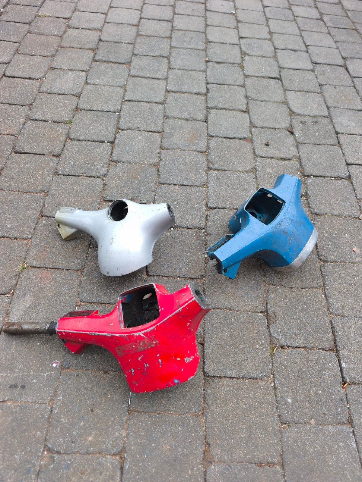 Origineel Vespa-stuur, Ophalen