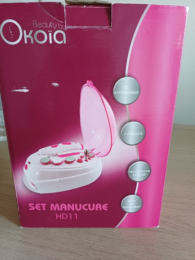 Manicure set 11 accessories, Elektronische apparatuur, Ophalen of Verzenden, Zo goed als nieuw, Hand- en Voetverzorging