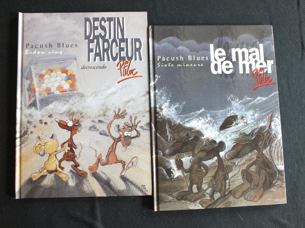 PACUSH BLUES (2 ALBUMS)       EDITIONS VENTS D'OUEST, Boeken, Complete serie of reeks, Ophalen of Verzenden, Zo goed als nieuw