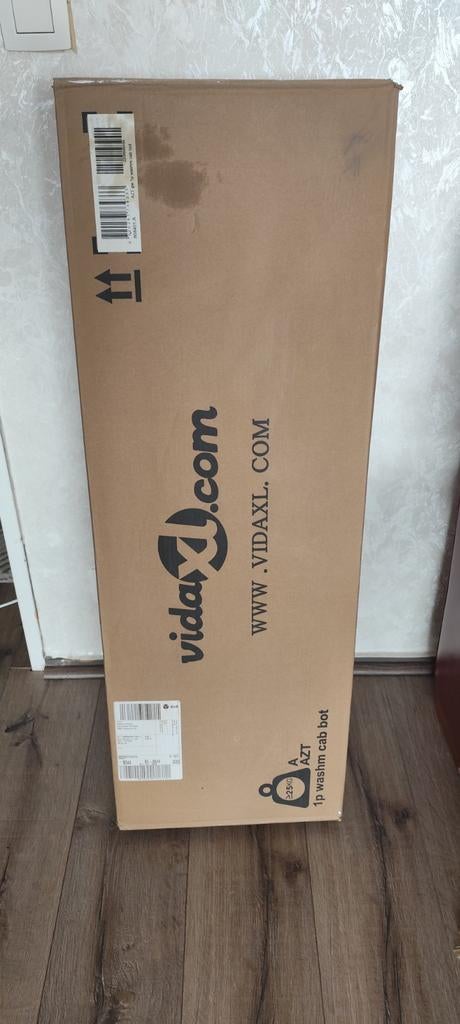 NIEUW Wasmachinekast - 71x71,5x91,5 - cm - GLANS WIT, Ophalen, Overige typen, Nieuw, 50 tot 100 cm